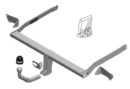 Фаркоп Brink для Mitsubishi Outlander 2003-2007 409000 в 