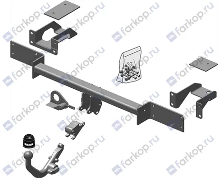 Фаркоп Brink для Opel Meriva 2003-2010, (кроме OPC) 446800 в 