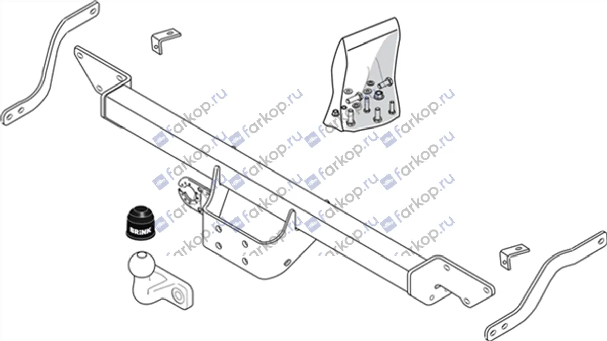 Фаркоп Brink для Peugeot Boxer 2006- 481900 в 