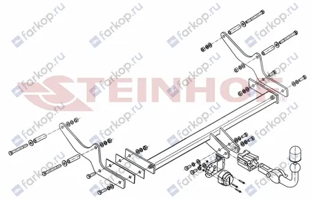 Фаркоп Steinhof для Renault Laguna (универсал) 2007-2015 R-091 в 