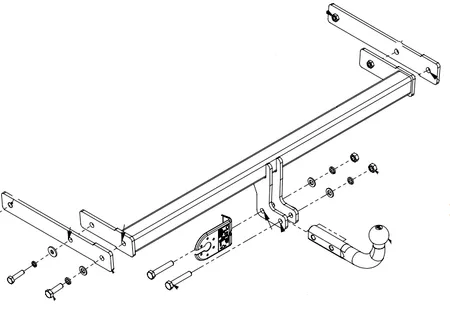 Фаркоп Imiola для Seat Leon 2000-2005 W.018 в 