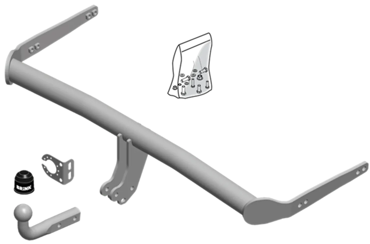 Фаркоп Brink для Skoda Octavia (седан, универсал) 2013-2020 586500 в 