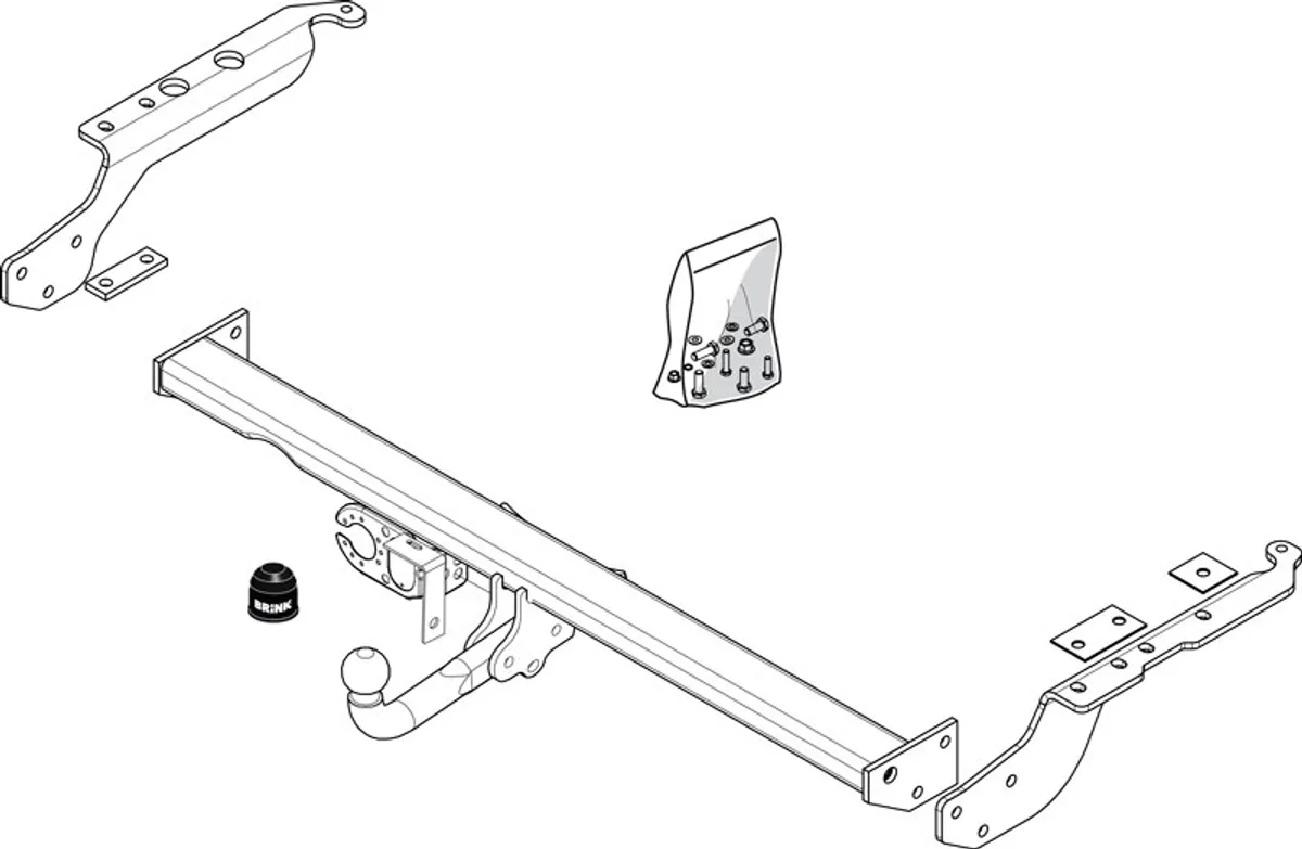 Фаркоп Brink для Subaru Forester 1997-2008 402300 в 