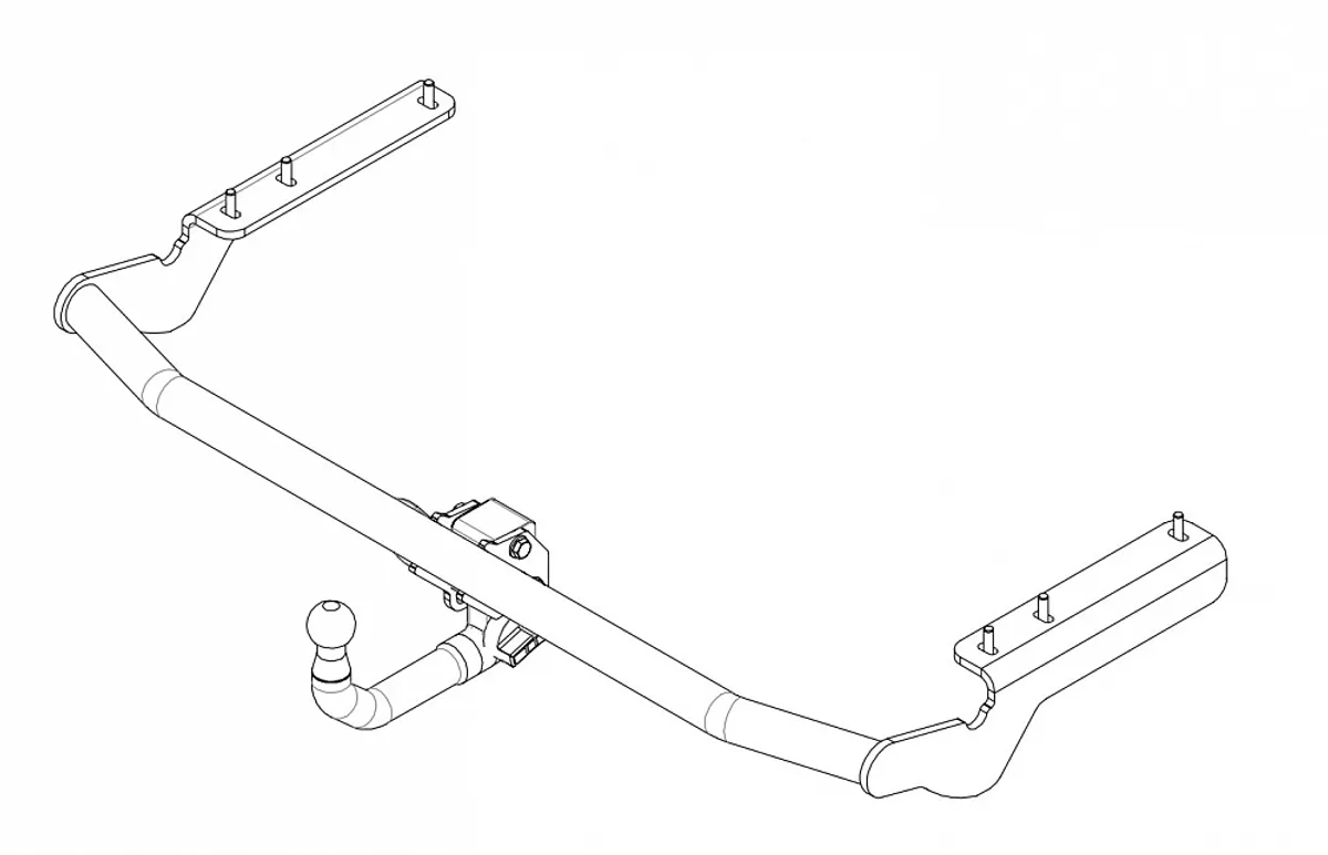 Фаркоп Baltex для Toyota Venza 2013-2016 24255832 в 