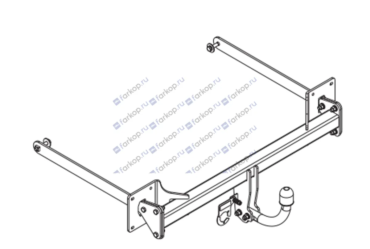 Фаркоп Auto-Hak для Audi A8 2010-2017 A 29 в 