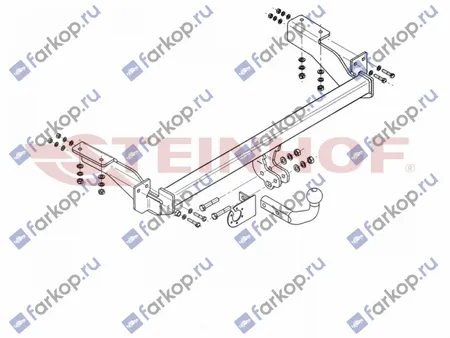 Фаркоп Steinhof для Peugeot 308 2007-2011 C-026 в 