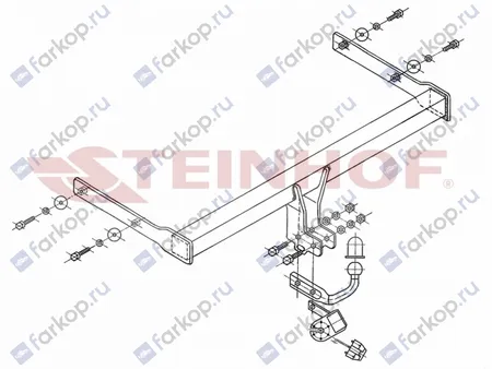 Фаркоп Steinhof для Skoda Octavia 2004-2013 S-341 в 