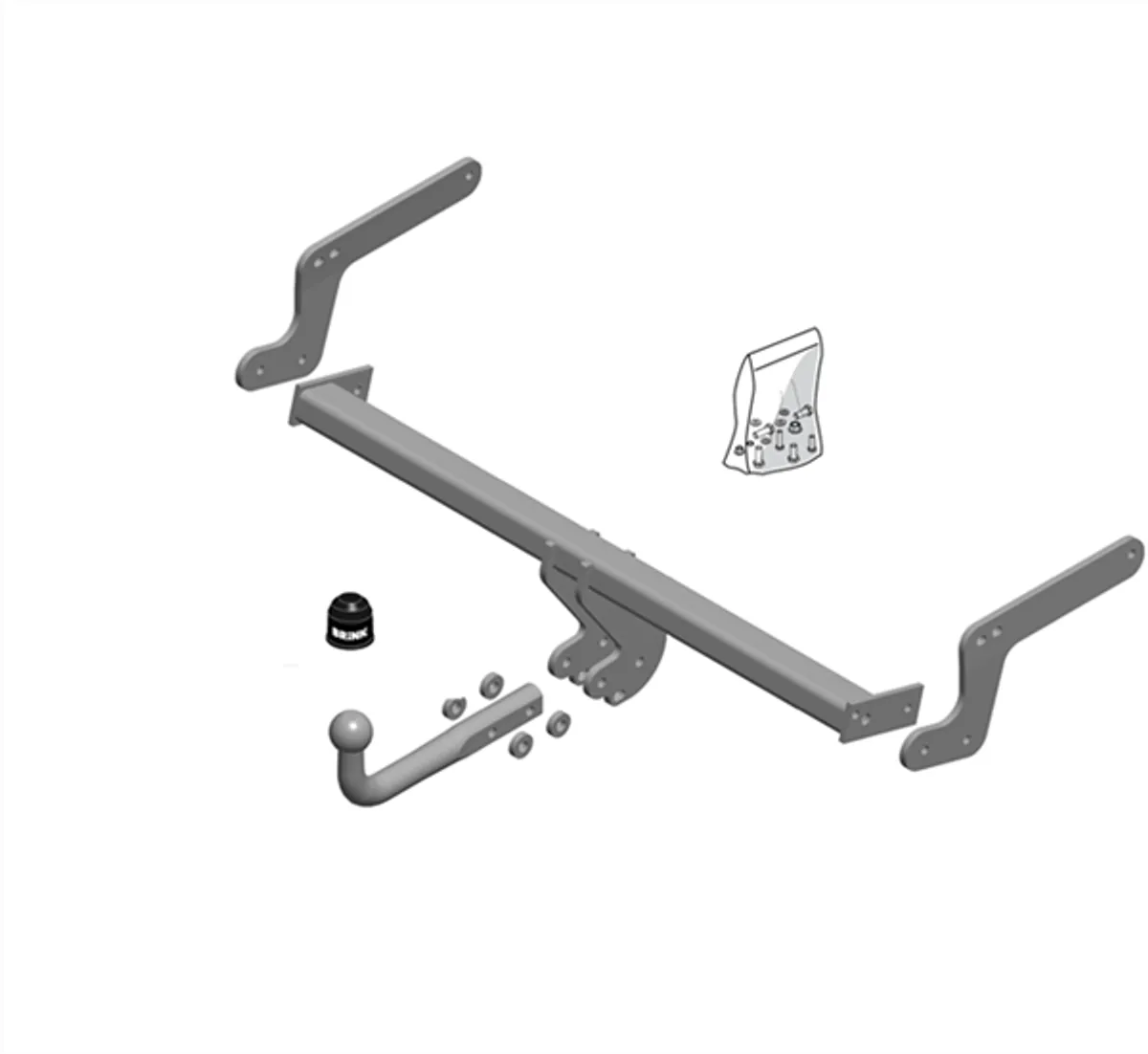 Фаркоп Brink для Renault Duster 2010-2015 647600 в 