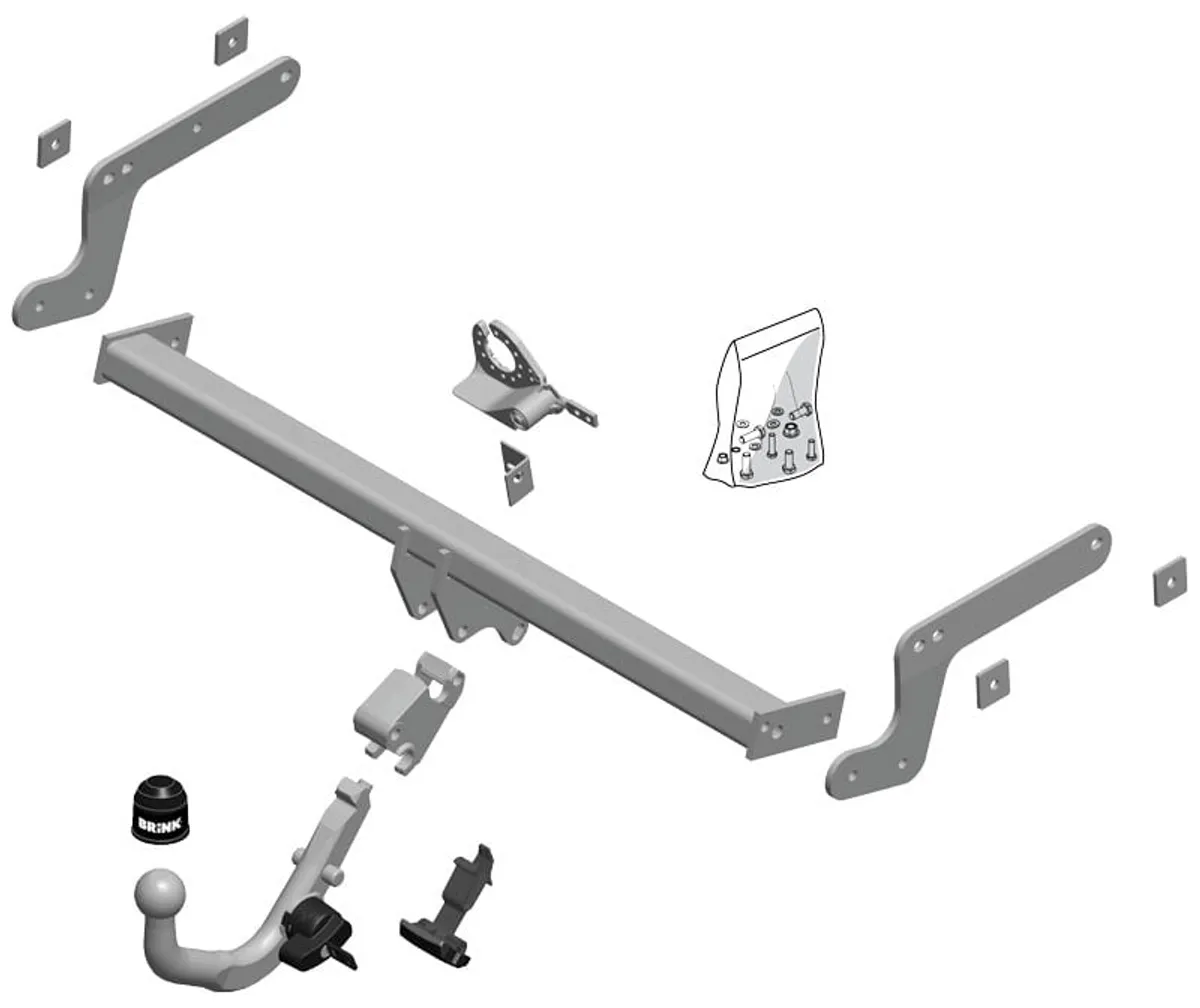 Фаркоп Brink для Renault Duster 2021- 586400 в 