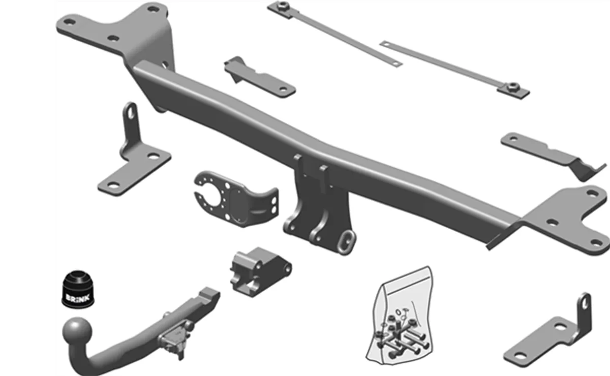 Фаркоп Brink для Suzuki Grand Vitara (3 дв) 2005-2015 440500 в 