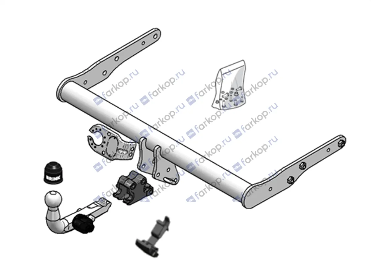 Фаркоп Brink для Volkswagen Caravelle T5 2003-2015 468400 в 