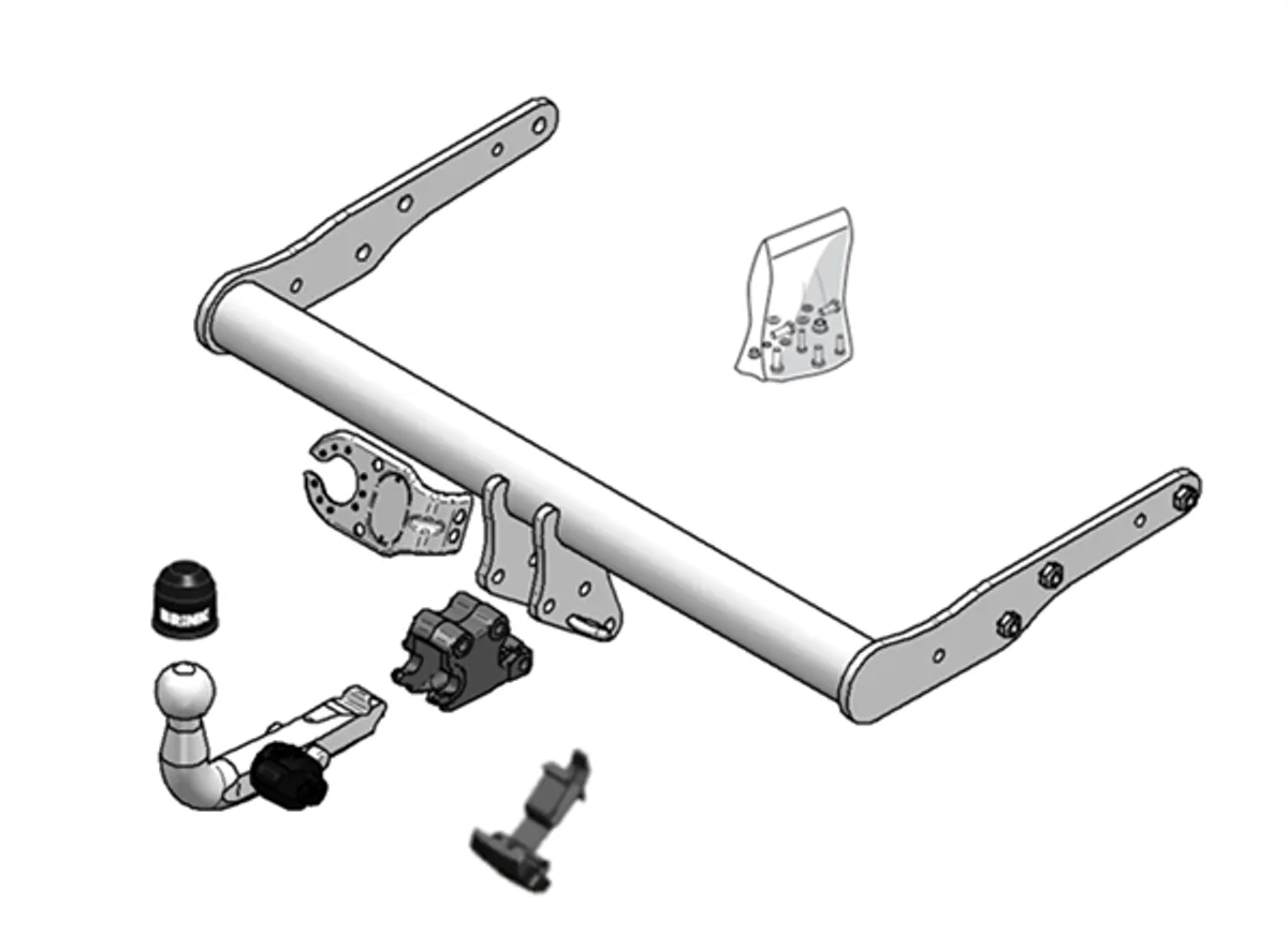 Фаркоп Brink для Volkswagen Multivan T5 2003-2015 468400 в 