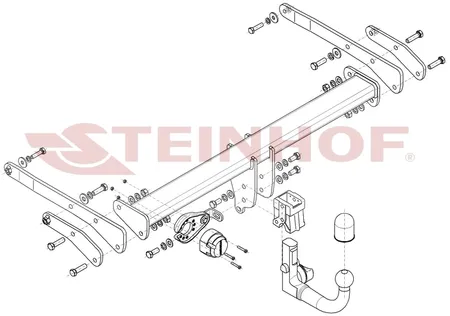 Фаркоп Steinhof для Audi Q5 2017- A-112 в 