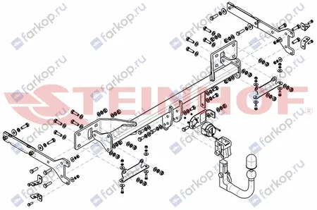 Фаркоп Steinhof для Mercedes S-Class (W221) 2005-2013 M-145 в 