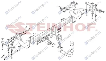 Фаркоп Steinhof для Renault Koleos 2016- R-048 в 