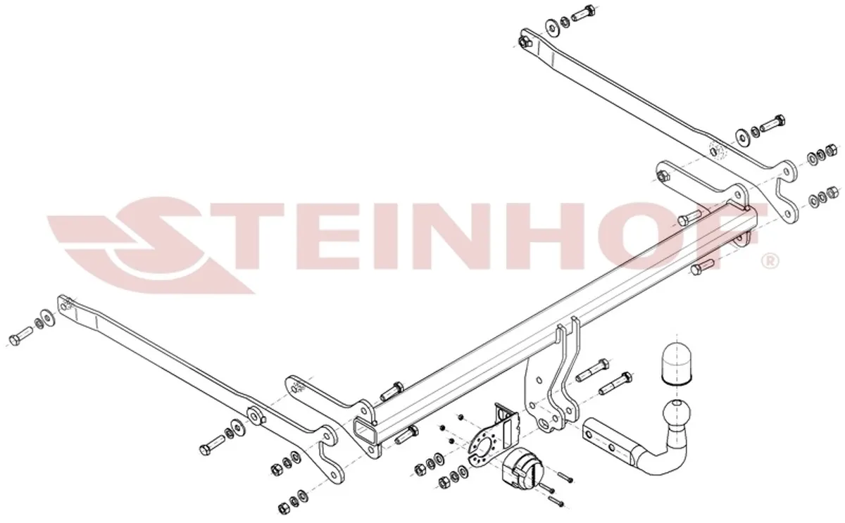 Фаркоп Steinhof для Mazda CX-30 2019- M-063 в 