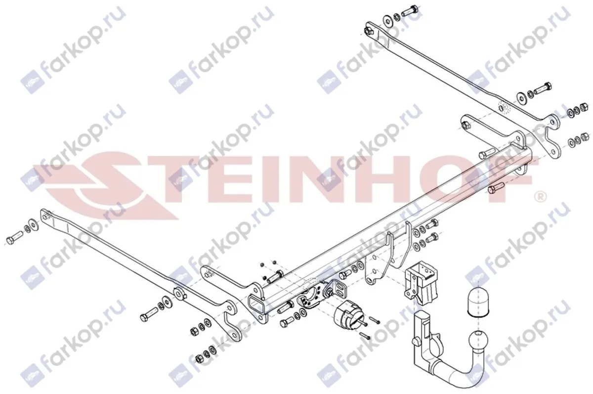 Фаркоп Steinhof для Mazda CX-30 2019- M-064 в 