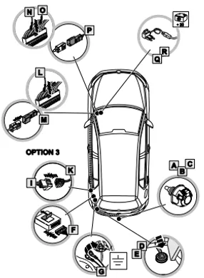 Электрика фаркопа Brink (7 pin) для Audi A1 2018- 701503 в 