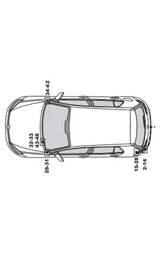 Электрика фаркопа RamredAC (7-полюсная) Audi A3 2012- для авто с подготовкой 425007-T в 