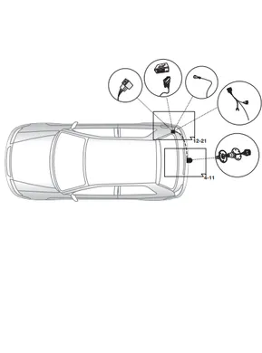 Электрика фаркопа Hak-System (7 pin) для Audi A4 2008-2015 12010516 в 