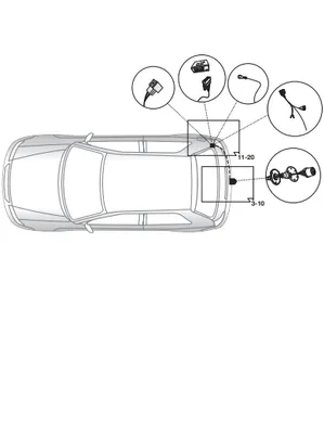 Электрика фаркопа Hak-System (13 pin) для Audi Q5 2008-2017 21010516 в 