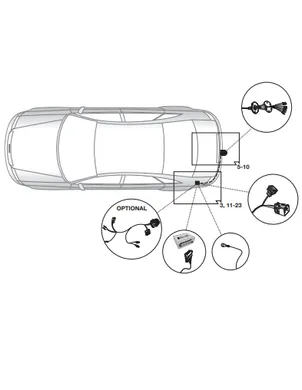 Электрика фаркопа Brink (7 pin) для Audi А5 (вкл.Sportback) 2015- 701513 в 