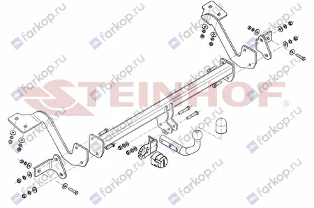 Фаркоп Steinhof для Peugeot Rifter 2018-, (L1) C-023 в 