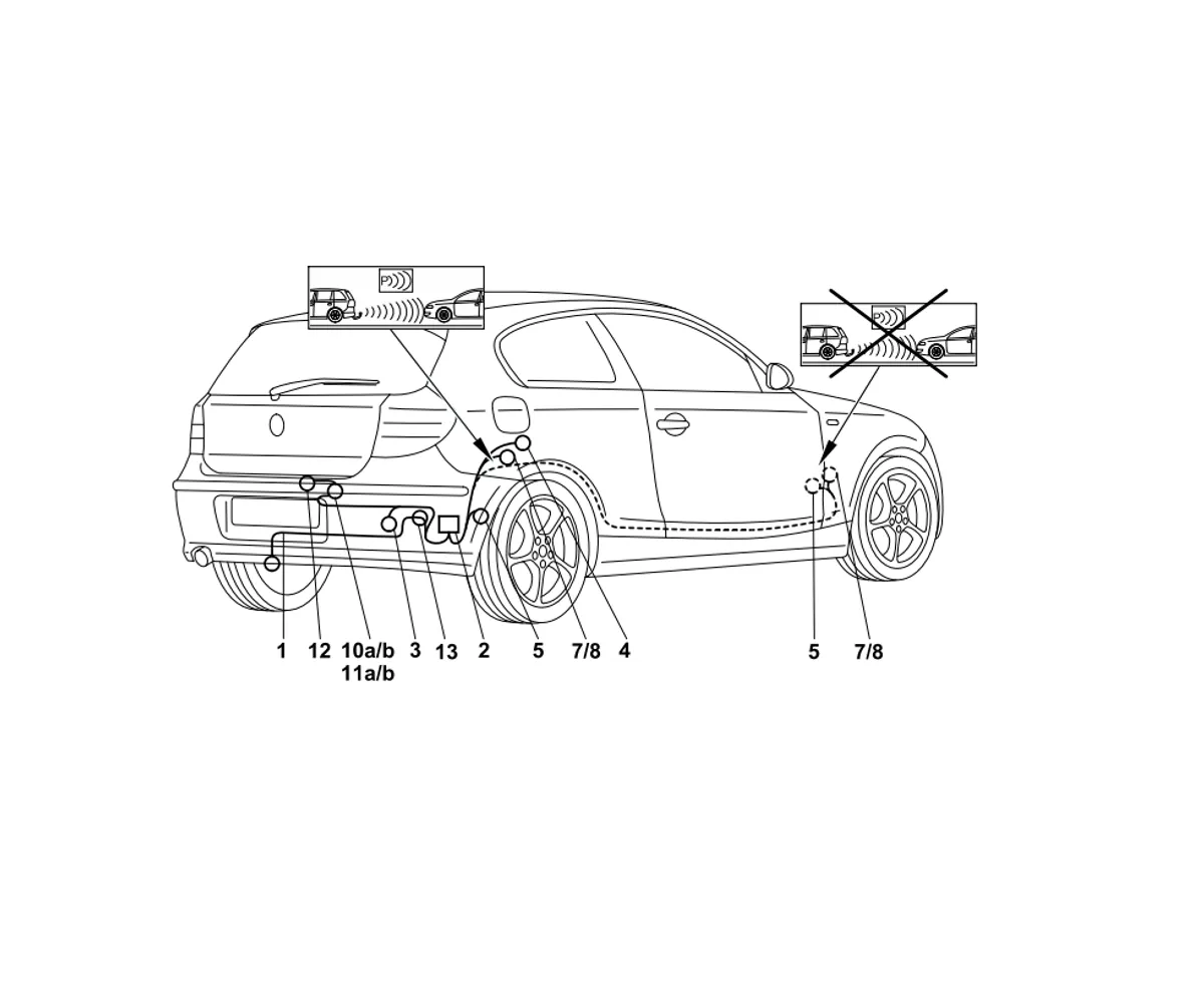 Электрика фаркопа Westfalia (7 pin) для BMW X3 2010-2014 303460300107 в 