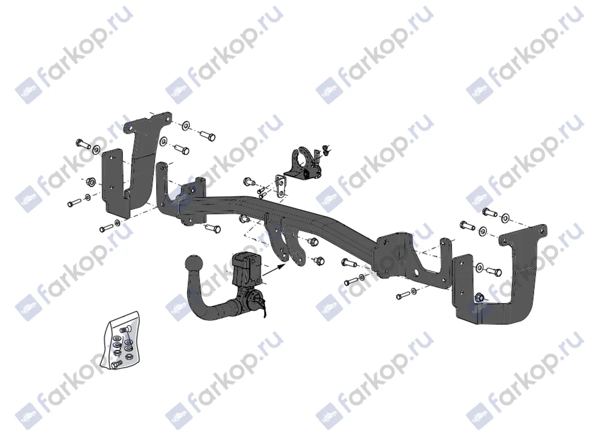 Фаркоп Brink для Opel Zafira Life 2020- 617500 в 