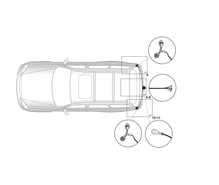 Электрика фаркопа Hak-System (7 pin) для Dodge Nitro 2007-2011 16500528 в 