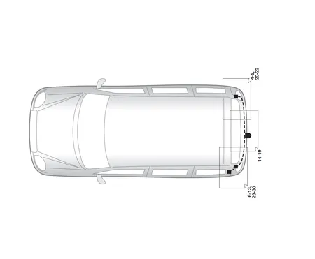 Электрика фаркопа Hak-System (7 pin) для Fiat Doblo 2005-2010 16050506 в 