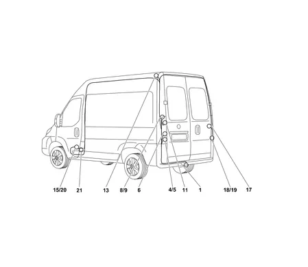 Электрика фаркопа Westfalia (7 pin) для Peugeot Boxer 2011- 306271300107 в 