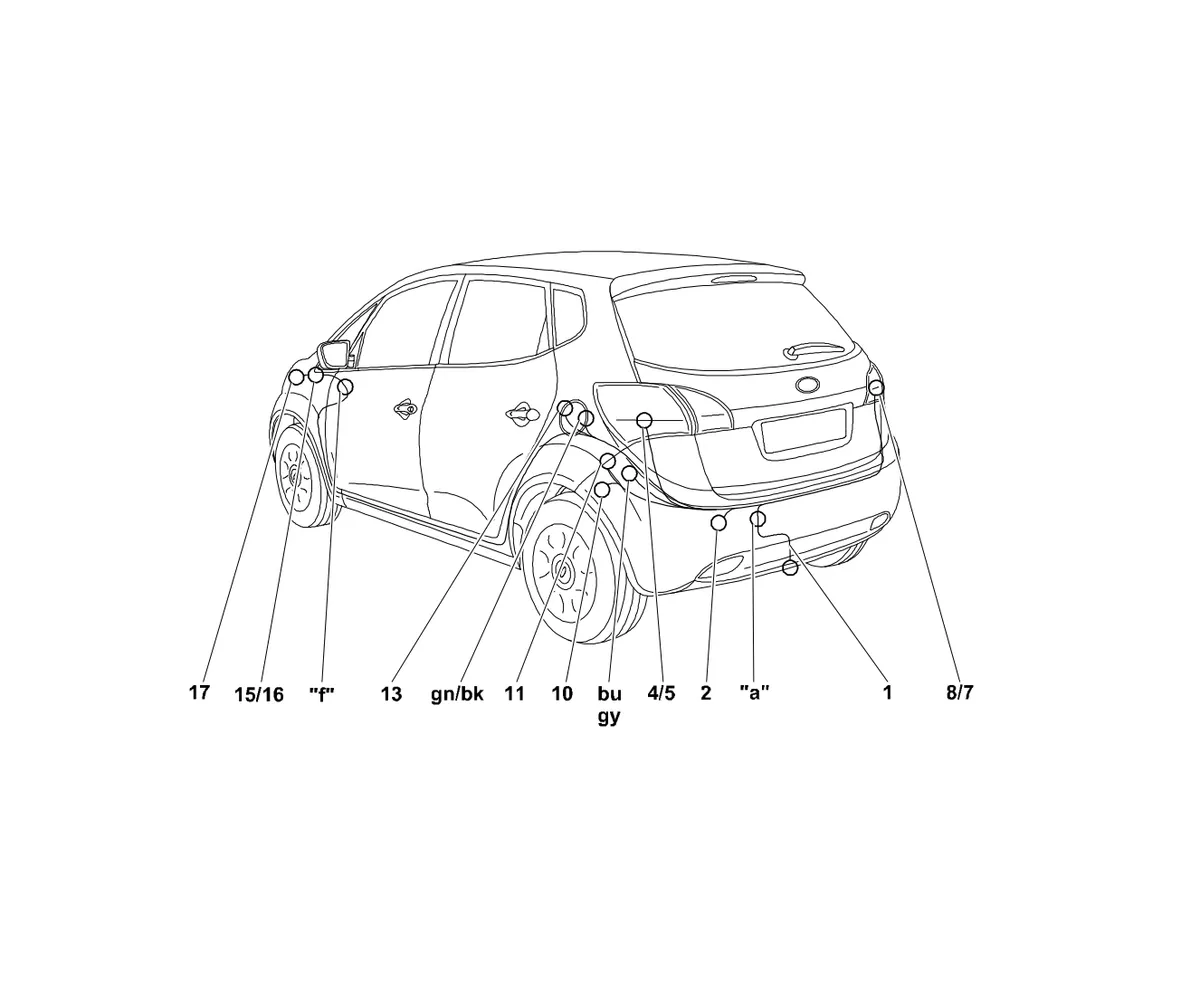 Электрика фаркопа Westfalia (13 pin) для Hyundai ix20 2010- 346064300113 в 