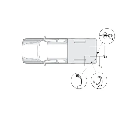 Электрика фаркопа Hak-System (13 pin) для Isuzu D-Max 2007-2012 26090500 в 