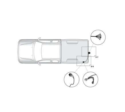 Электрика фаркопа Hak-System (13 pin) для Isuzu D-Max 2012-2021 26090506 в 