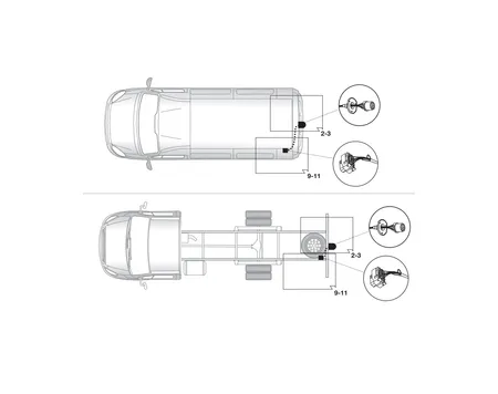 Электрика фаркопа Hak-System (13 pin) для Iveco Daily 2011-2014 21350506 в 