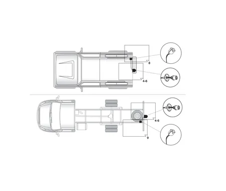 Электрика фаркопа Hak-System (13 pin) для Iveco Daily 2006-2010 21350503 в 