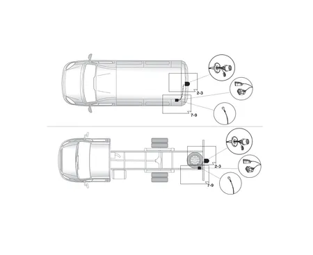 Электрика фаркопа Hak-System (13 pin) для Iveco Daily 2014- 21350507 в 