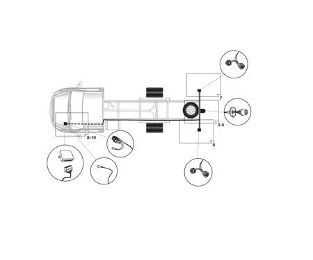 Электрика фаркопа Hak-System (13 pin) для Iveco Daily 2006-2014 21350500 в 