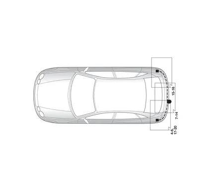 Электрика фаркопа Hak-System (7 pin) для Jaguar X-Type 2004-2007 16360500 в 