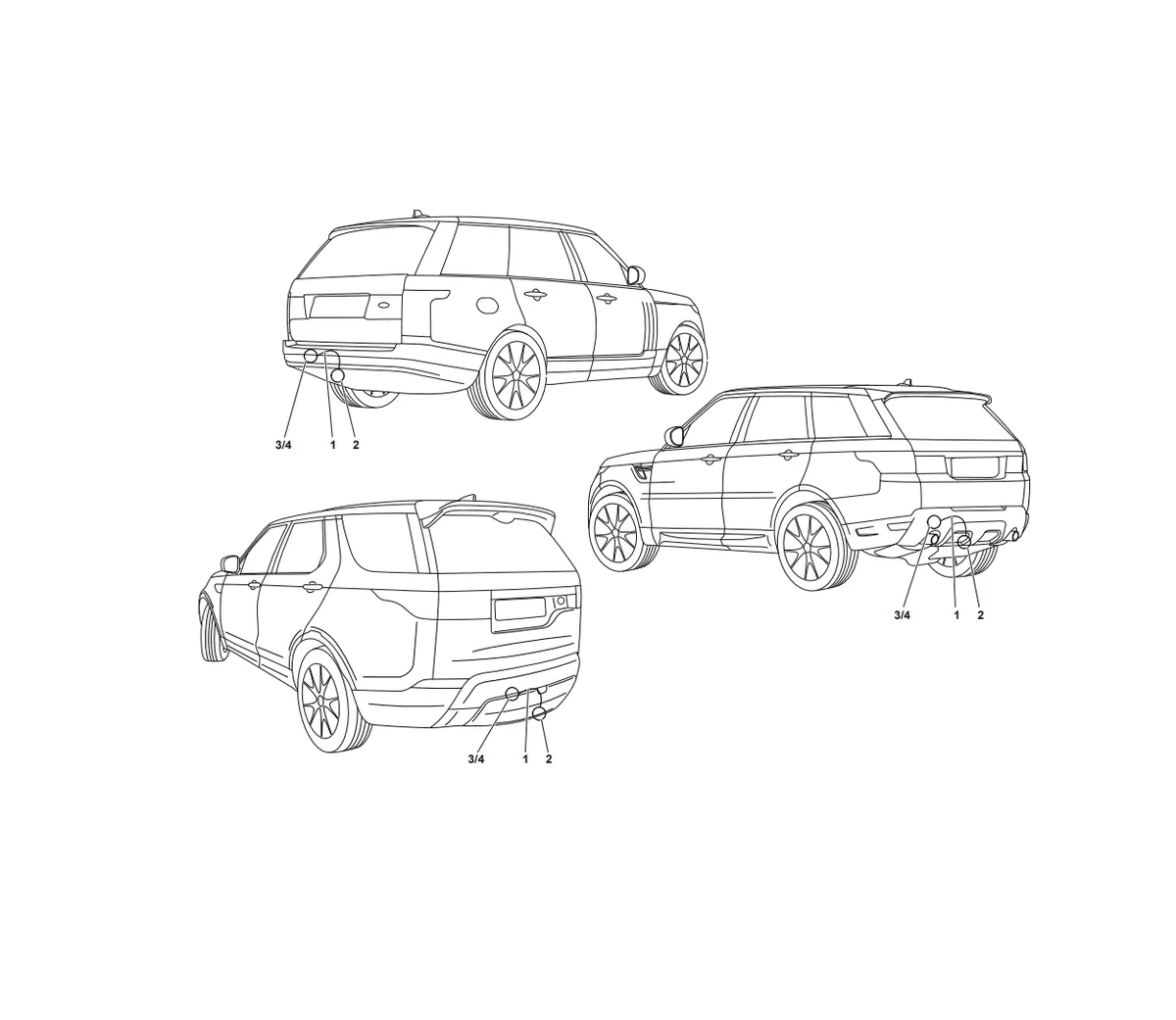 Электрика фаркопа Westfalia (13 pin) для Land Rover Range Rover 2012- 323107300113 в 