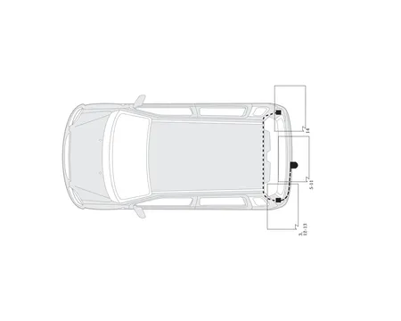 Электрика фаркопа Hak-System (7 pin) для Mercedes Vaneo 2002-2005 16040501 в 