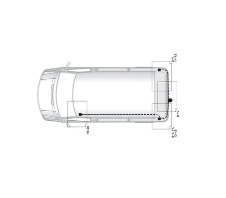 Электрика фаркопа Hak-System (13 pin) для Nissan Interstar 2003-2006 21500508 в 