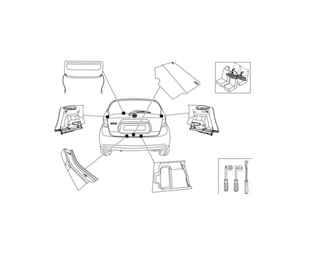 Электрика фаркопа Brink (7 pin) для Nissan Note (E12) (excl. Petrol version) 2013- 732703 в 