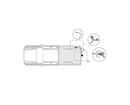 Электрика фаркопа Hak-System (7 pin) для Nissan NP300 2008-2015 16140520 в 