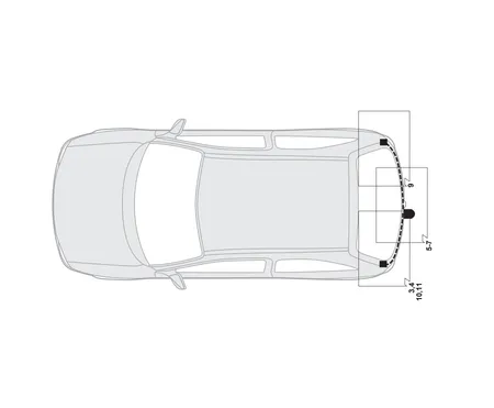 Электрика фаркопа Hak-System (7 pin) для Opel Corsa Combo 2002-2006 16150517 в 