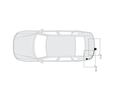 Электрика фаркопа Hak-System (7 pin) для Opel Vectra 2002-2008 12150003 в 