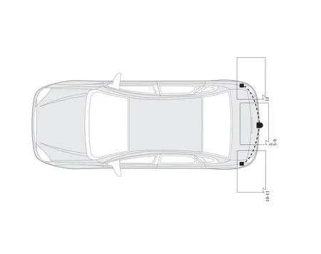 Электрика фаркопа Hak-System (13 pin) для Renault Megane 2003-2009 26180510 в 