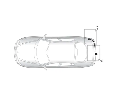 Электрика фаркопа Hak-System (13 pin) для Saab 9-5 1998-2005 26200500 в 