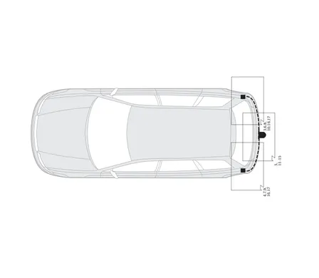 Электрика фаркопа Hak-System (7 pin) для Subaru Legacy 1990-1994 16230001 в 